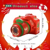 TSLBW 12 Resimli Noel Projektörü, Dijital Kamera Projektör Oyuncak Projektör Çocuk Sahne Fotoğraf Sahne Noel Partisi Düğün Hediyesi Noel Çorap Dolgu