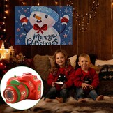 TSLBW 12 Resimli Noel Projektörü, Dijital Kamera Projektör Oyuncak Projektör Çocuk Sahne Fotoğraf Sahne Noel Partisi Düğün Hediyesi Noel Çorap Dolgu