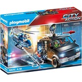Playmobil CiTy Action politiehelikopter: vervolging van het vluchtvoertuig - 70575,veelkleurig