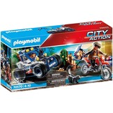 Playmobil CiTy Action politiehelikopter: vervolging van het vluchtvoertuig - 70575,veelkleurig