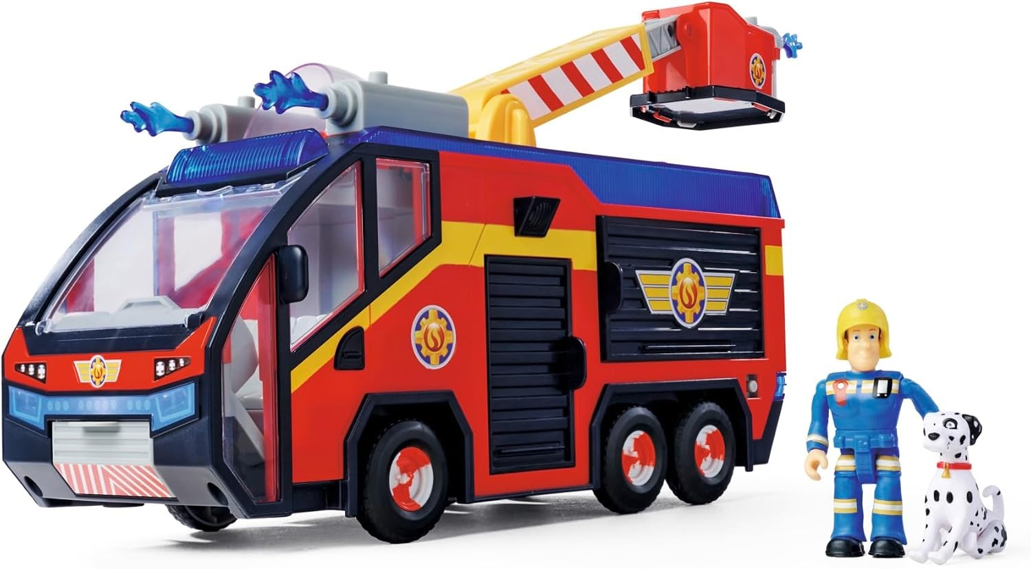 Brandweerman Sam Jupiter Brandweerauto Rood 32 cm