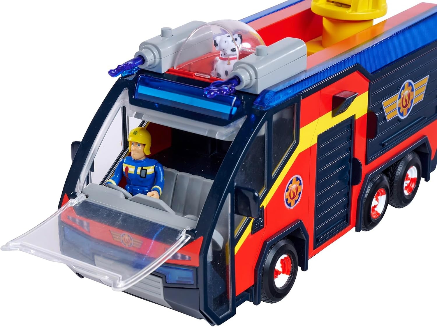 Brandweerman Sam Jupiter Brandweerauto Rood 32 cm