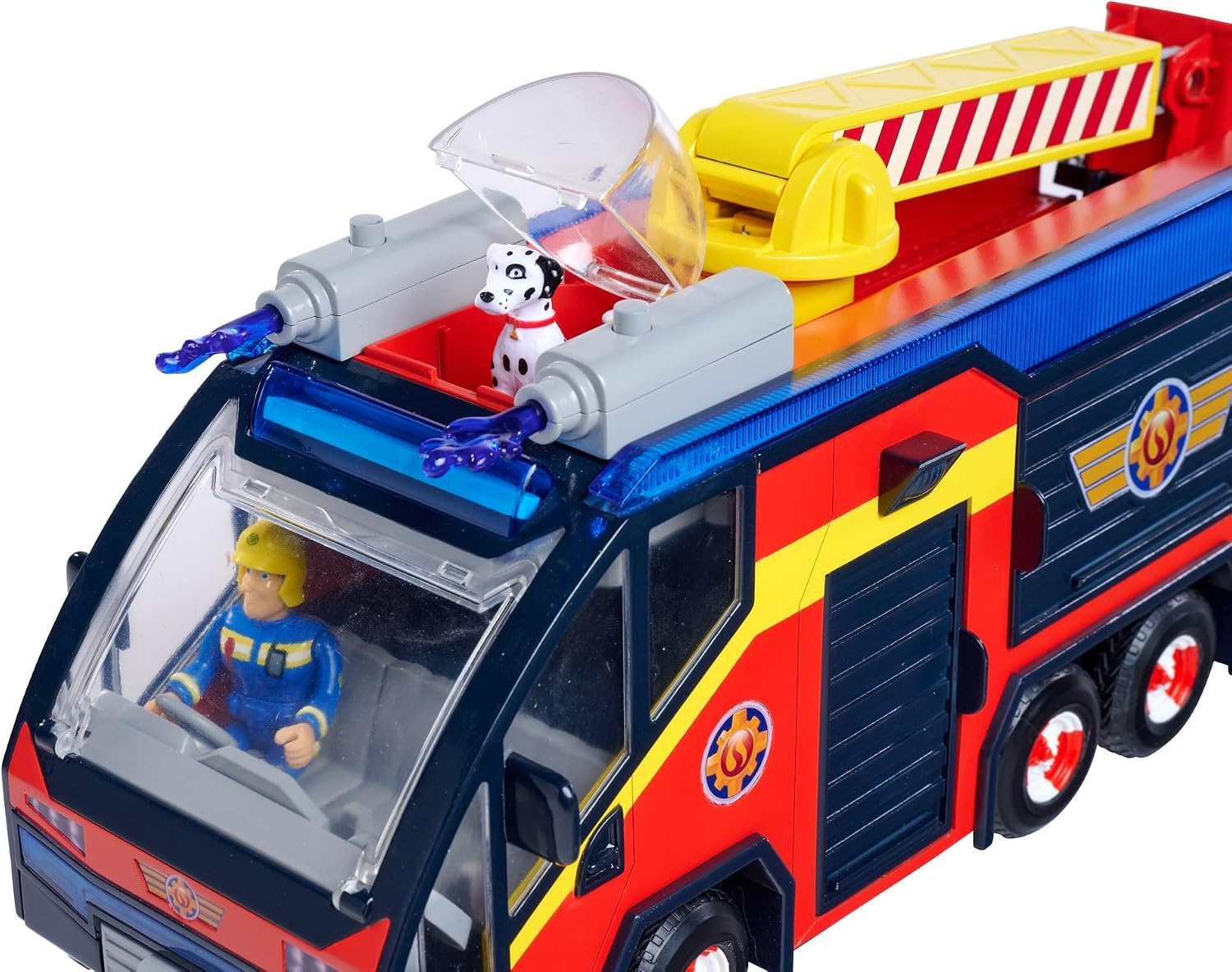 Brandweerman Sam Jupiter Brandweerauto Rood 32 cm
