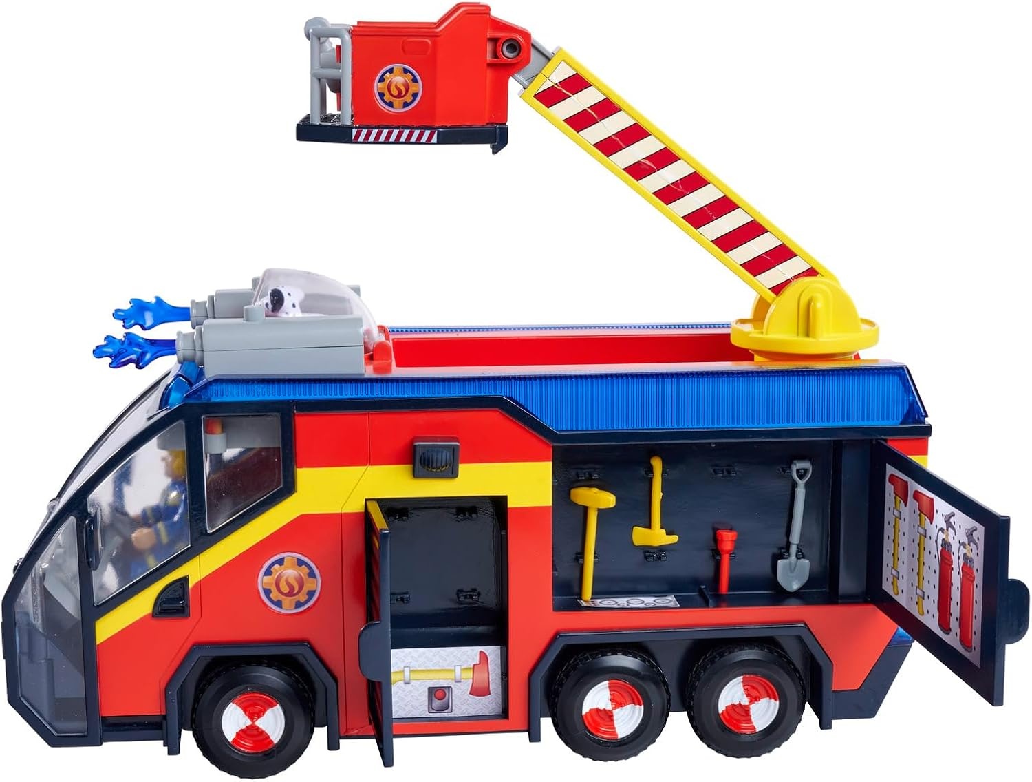Brandweerman Sam Jupiter Brandweerauto Rood 32 cm