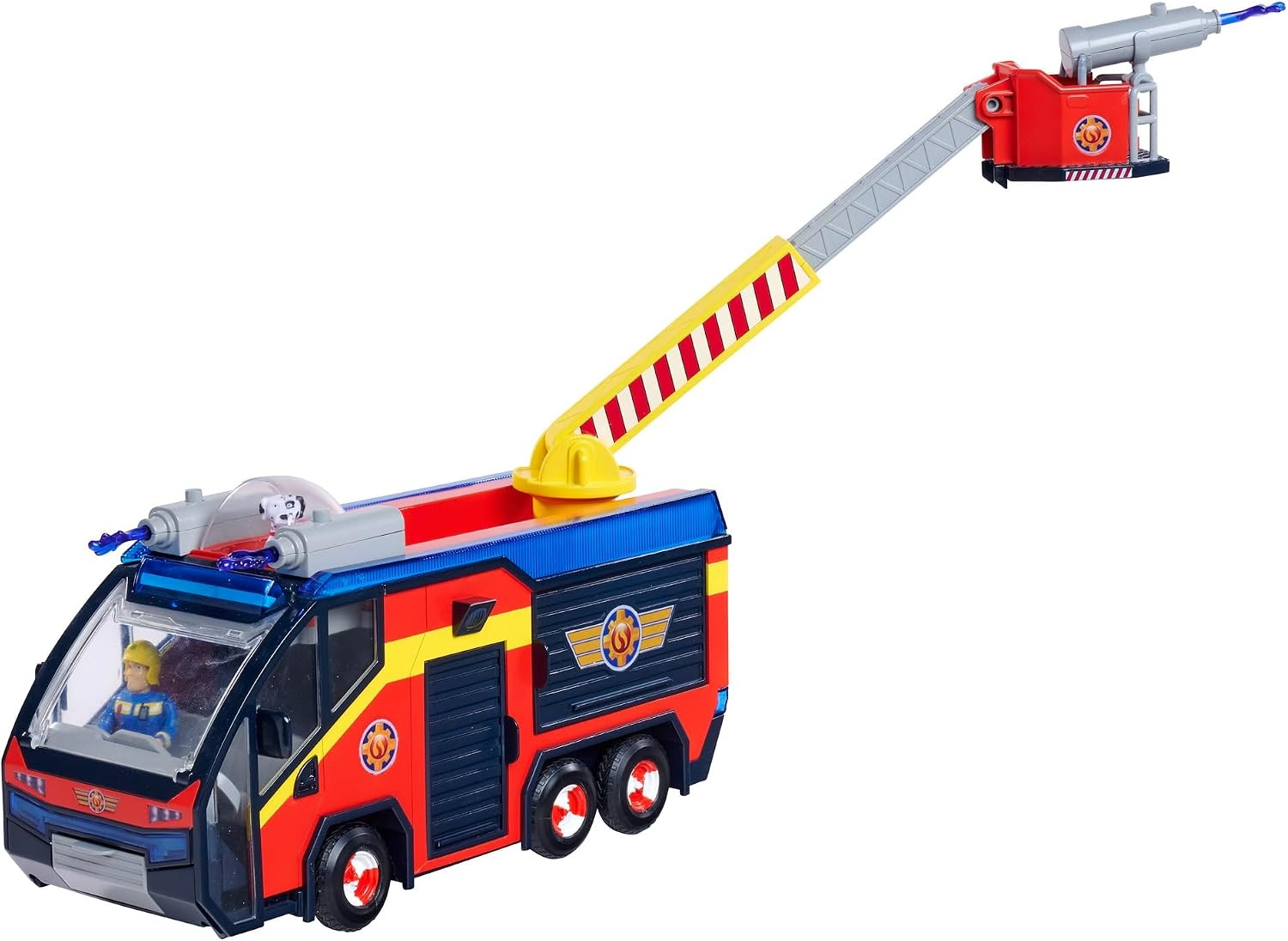 Brandweerman Sam Jupiter Brandweerauto Rood 32 cm