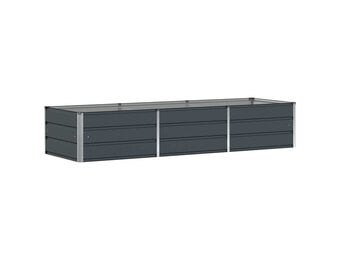 vidaXL Plantenbak Antraciet 240 x 80 x 45 cm Staal