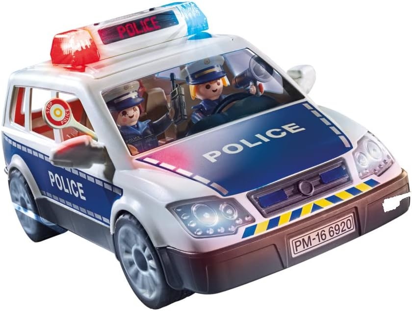 Playmobil City Action 6873 Politiewagen met Licht- en Geluidseffecten, Vanaf 5 Jaar,Meerkleuren