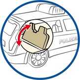 Playmobil City Action 6873 Politiewagen met Licht- en Geluidseffecten, Vanaf 5 Jaar,Meerkleuren