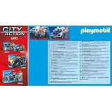 Playmobil City Action 6873 Politiewagen met Licht- en Geluidseffecten, Vanaf 5 Jaar,Meerkleuren