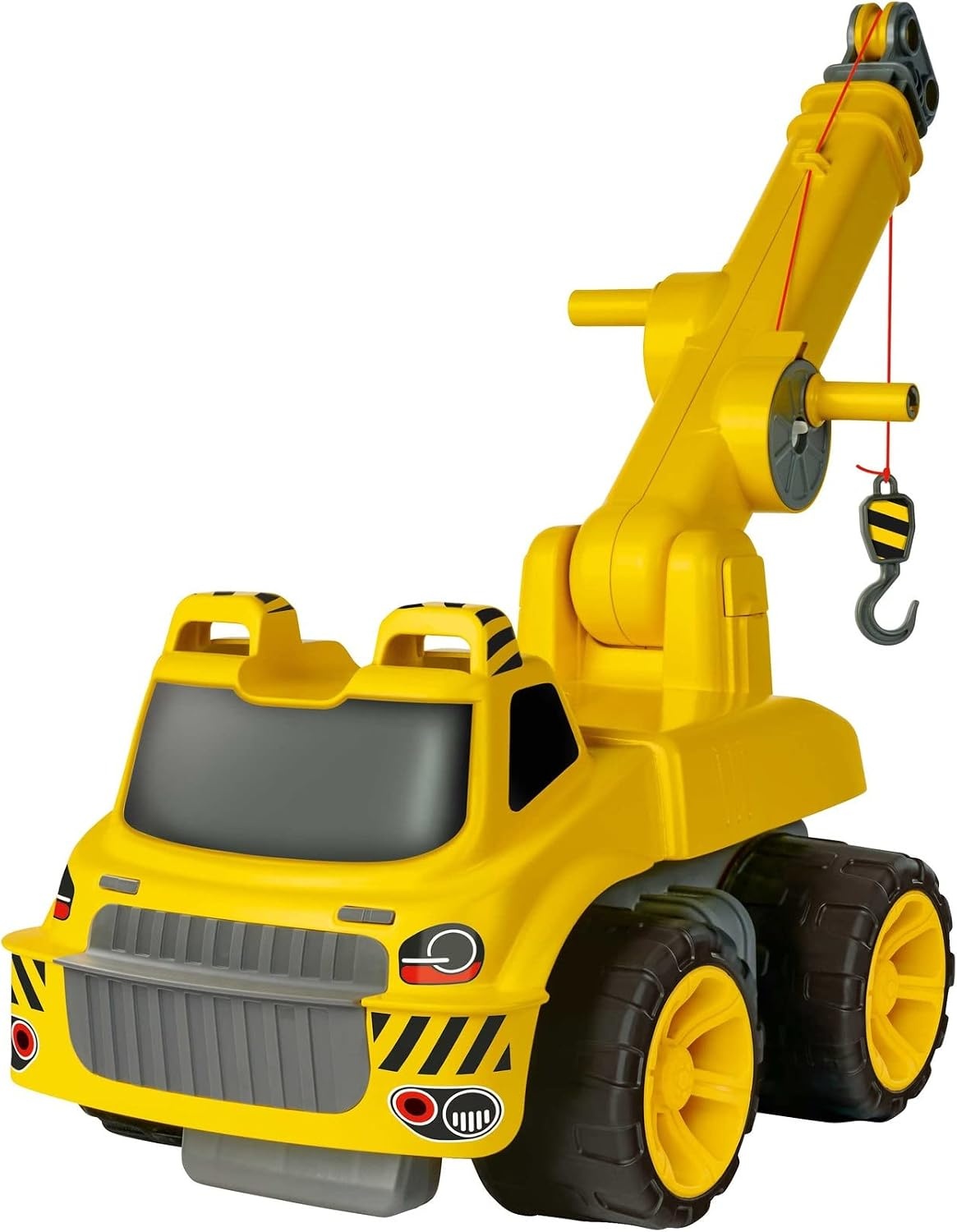 BIG 800055816 - Speelgoedkraan, Loopauto, tilt tot 350 gram, 360 graden kraan, 3 tot 7 jaar