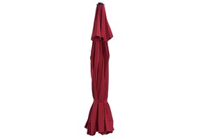 vidaXL Parasoldoek 515 cm Bordeauxrood - 34% Korting