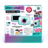 Photo Creator Instant Print Camera 2.0, maak foto's en print direct! Geen inkt nodig, touchscreen, flitser en ringlicht! Fotokwaliteitspapier