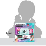 Photo Creator Instant Print Camera 2.0, maak foto's en print direct! Geen inkt nodig, touchscreen, flitser en ringlicht! Fotokwaliteitspapier