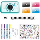 Photo Creator Instant Print Camera 2.0, maak foto's en print direct! Geen inkt nodig, touchscreen, flitser en ringlicht! Fotokwaliteitspapier