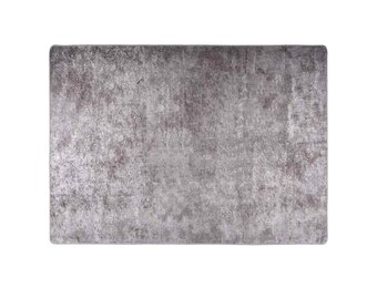 vidaXL Vloerkleed wasbaar 120x180 cm grijs