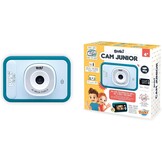 Kindercamera 40 MP & video 1080p – licht 80 g, display 6 cm, zoom X8, filters – zonder games, siliconen beschermhoes, 16 GB SD-kaart, USB-C – vanaf 4 jaar