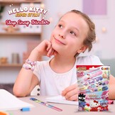 Craze Slap Snap Band, display met 24 verzamelarmbanden voor kinderen, met Hello Kitty-designs, 12 modellen om te verzamelen, 16 cm, Siliconen, Geen edelsteen