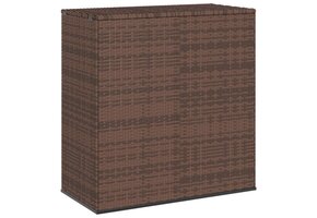 Bruine PE Rattan Tuinbox 100x49x103,5 cm - 35% Korting!