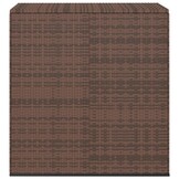 vidaXL Tuinbox 100x49x103,5 cm polyetheen rattan bruin
