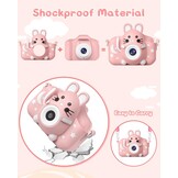 Gofunly Kinderen Digitale Camera Roze - 20MP 1080P HD - Inclusief 32GB SD Kaart - 2 Inch Scherm