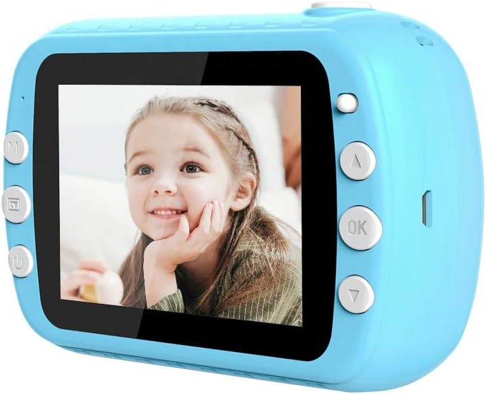 i-Paint P9 Instant Camera voor kinderen - 3,5 inch scherm - 32 GB - Blauw