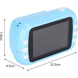 i-Paint P9 Instant Camera voor kinderen - 3,5 inch scherm - 32 GB - Blauw