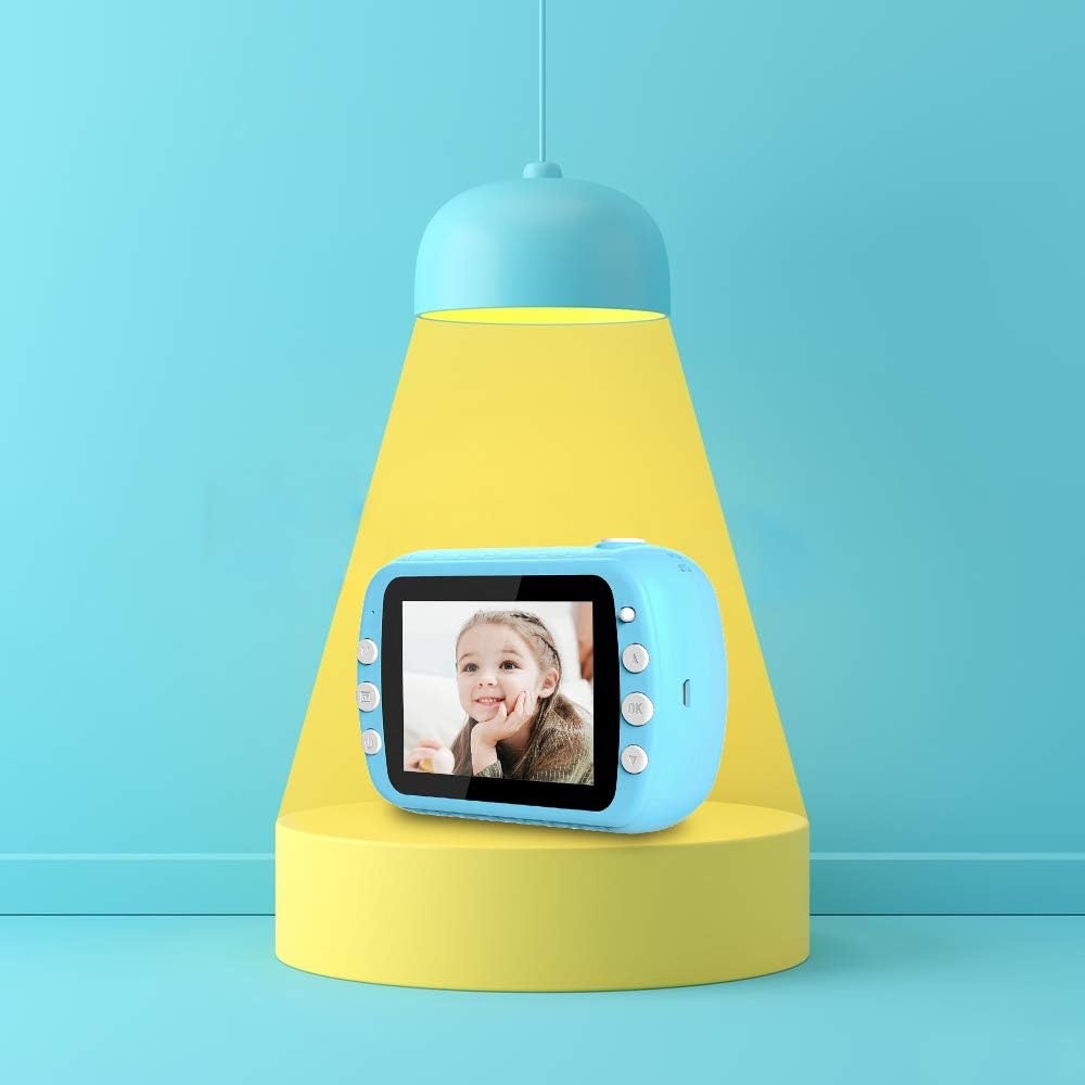 i-Paint P9 Instant Camera voor kinderen - 3,5 inch scherm - 32 GB - Blauw