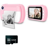 i-Paint P9 Instant Camera voor kinderen - 3,5 inch scherm - 32 GB - Blauw