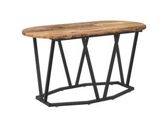 vidaXL Salontafel Oud Hout 80 x 40 x 40.5 cm Bewerkt hout en metaal