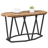 vidaXL Salontafel Oud Hout 80 x 40 x 40.5 cm Bewerkt hout en metaal