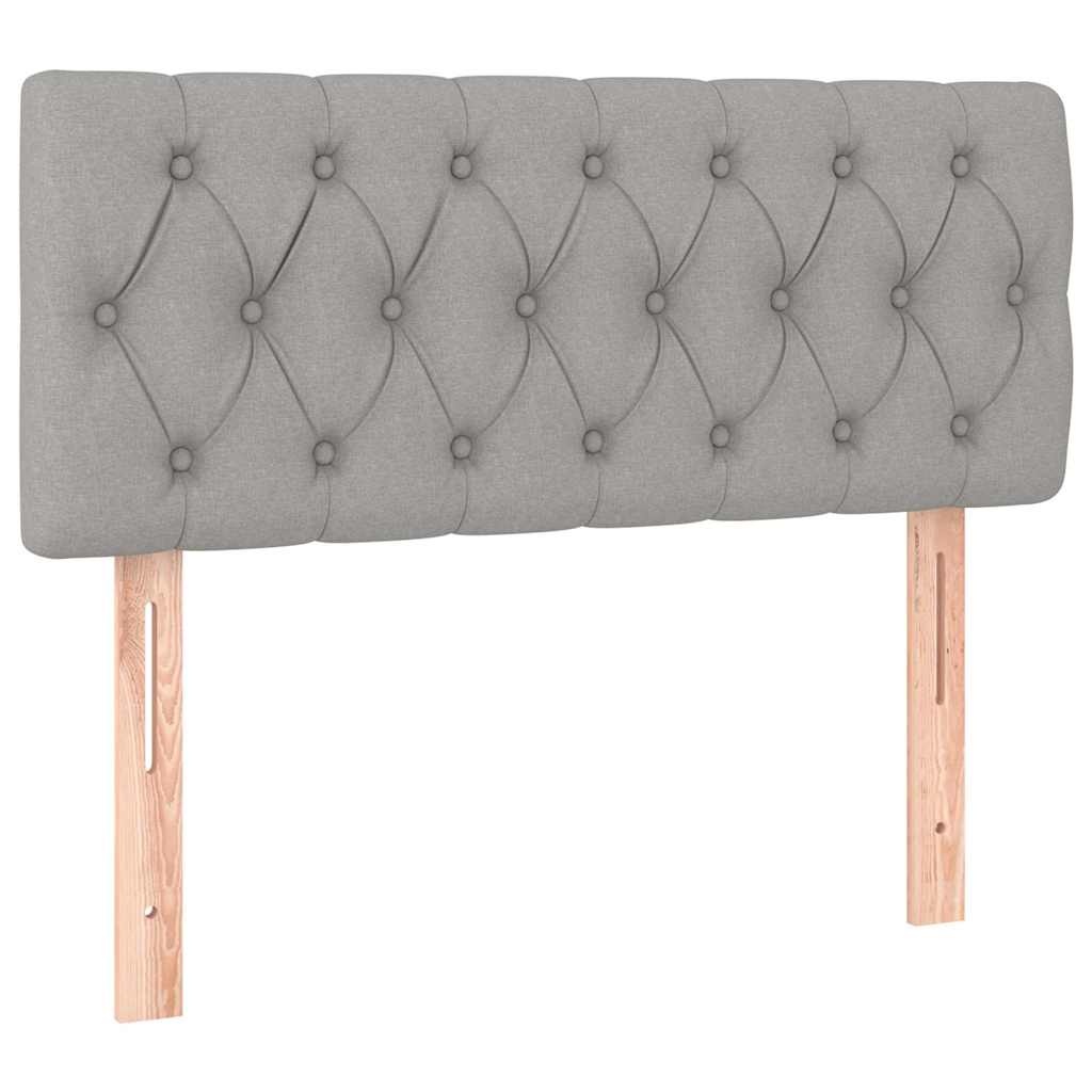 Hoofdbord Lichtgrijs Stof - 90x7x78/88 cm (78% Korting!)