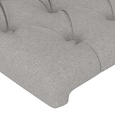 Hoofdbord Lichtgrijs Stof - 90x7x78/88 cm (78% Korting!)