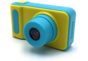 Digitale Kindercamera Blauw/Geel | 32GB | Schokbestendig | 30% Korting