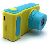 Minoni Digitale Kindercamera met 32GB Geheugen - Blauw en Geel - Voor Kinderen 3-12 Jaar