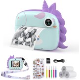 HiMont Roze Kindercamera met Instant Print en 32GB Geheugenkaart