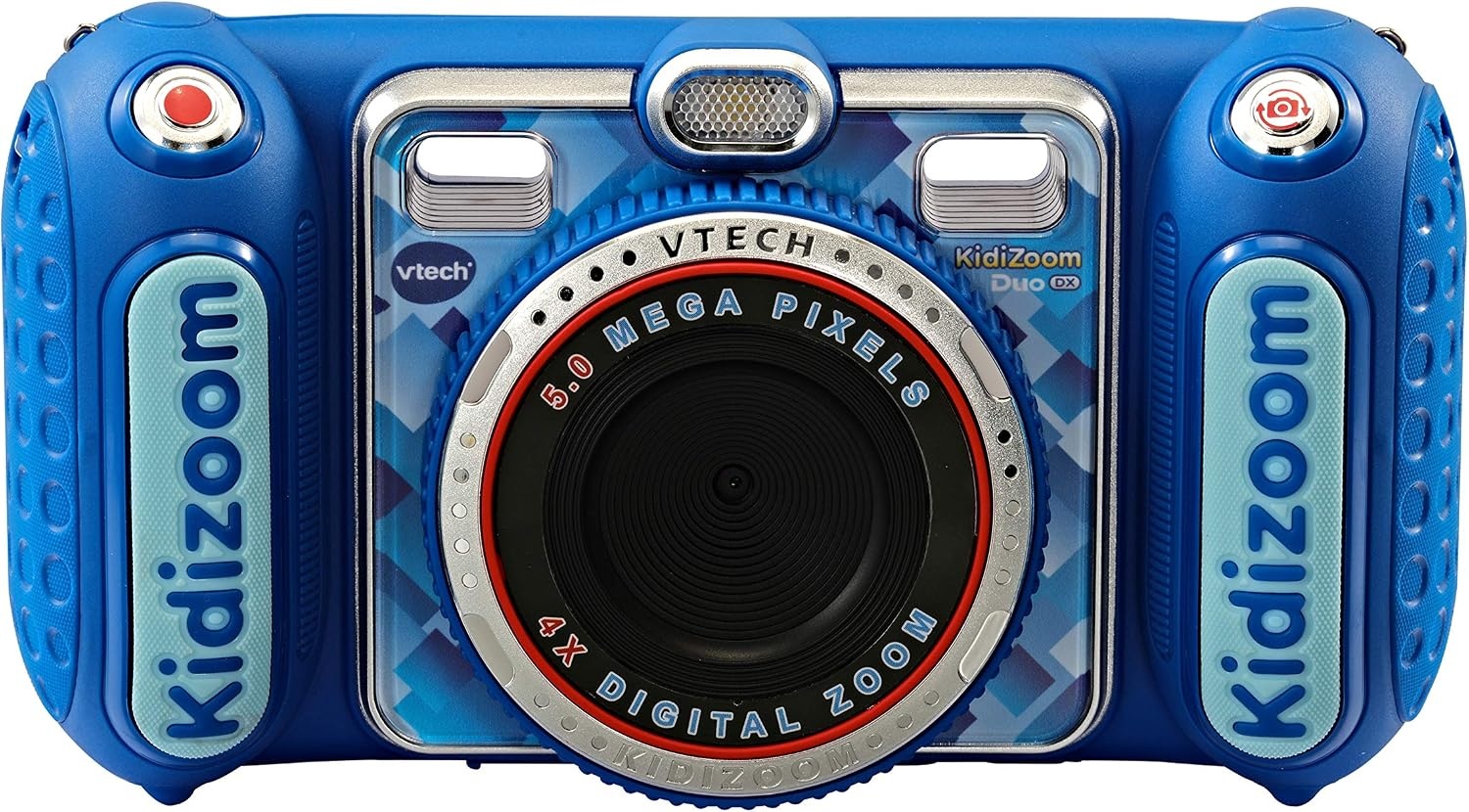 Vtech 80-520094 80-520094-KidiZoom Duo DX incl. draagtas blauw kindercamera