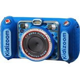 Vtech 80-520094 80-520094-KidiZoom Duo DX incl. draagtas blauw kindercamera