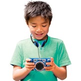 Vtech 80-520094 80-520094-KidiZoom Duo DX incl. draagtas blauw kindercamera