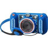 Vtech 80-520094 80-520094-KidiZoom Duo DX incl. draagtas blauw kindercamera