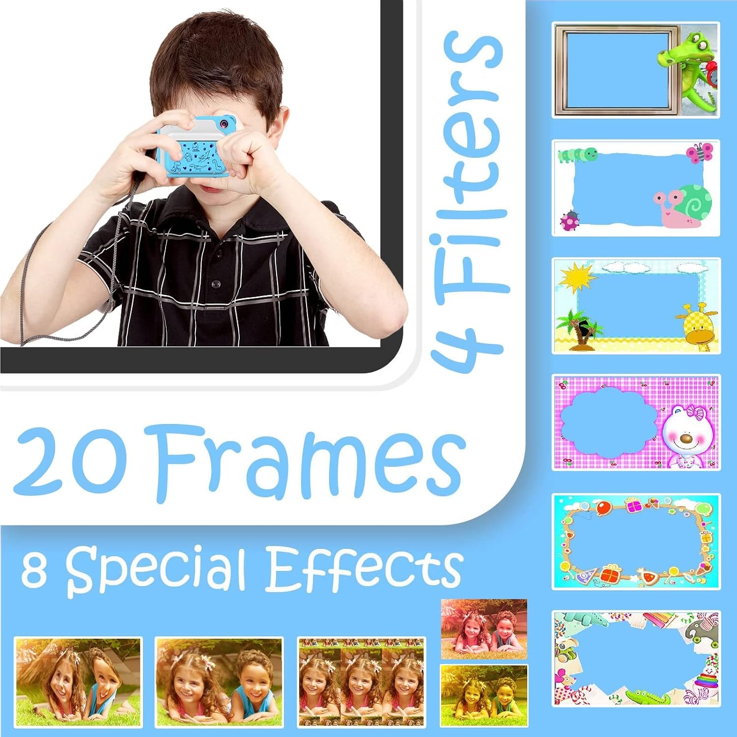 Uleway kids print camera