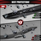 Car Wind Deflectors Compatible with Renault Trafic Nissan Primastar Opel Vauxhall Vivaro 2001-2014, 1 Pair Rain Guards for Windows, Vent Deflector Window Visors for Cars