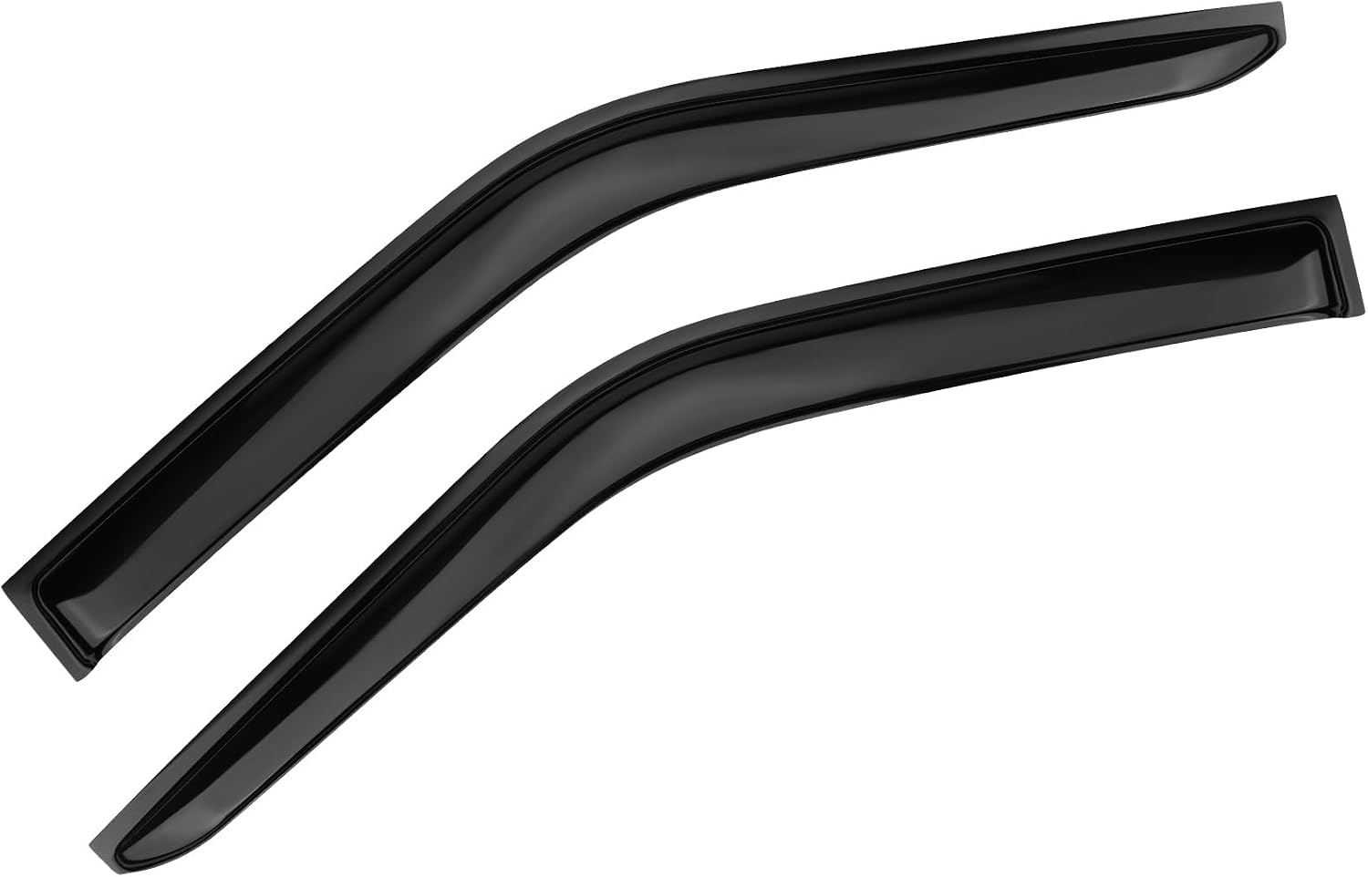 Car Wind Deflectors Compatible with Renault Trafic Nissan Primastar Opel Vauxhall Vivaro 2001-2014, 1 Pair Rain Guards for Windows, Vent Deflector Window Visors for Cars