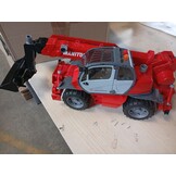 Bruder - Manitou Telescop forklift (BR2129), Multicoloured, 02129 | 1:16 Scale Construction Farm Farm Toy Forklift