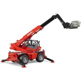 Bruder - Manitou Telescop forklift (BR2129), Multicoloured, 02129 | 1:16 Scale Construction Farm Farm Toy Forklift