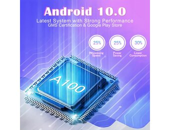 Qunyico Y7 7 inch Tablet voor Kinderen 2GB RAM 32GB Android Blauw