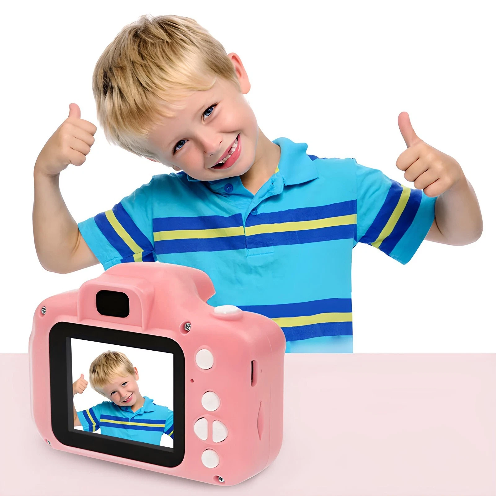 Retoo Mini Digitale Kinder Camera HD 1080P met 2 inch scherm Roze