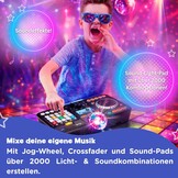 VTech Kidi DJ Mix — 10-in-1 DJ-mixer met lanceerplatform, jogwheel en veel effecten voor het bewerken van muziek — Voor kinderen van 6-12 jaar