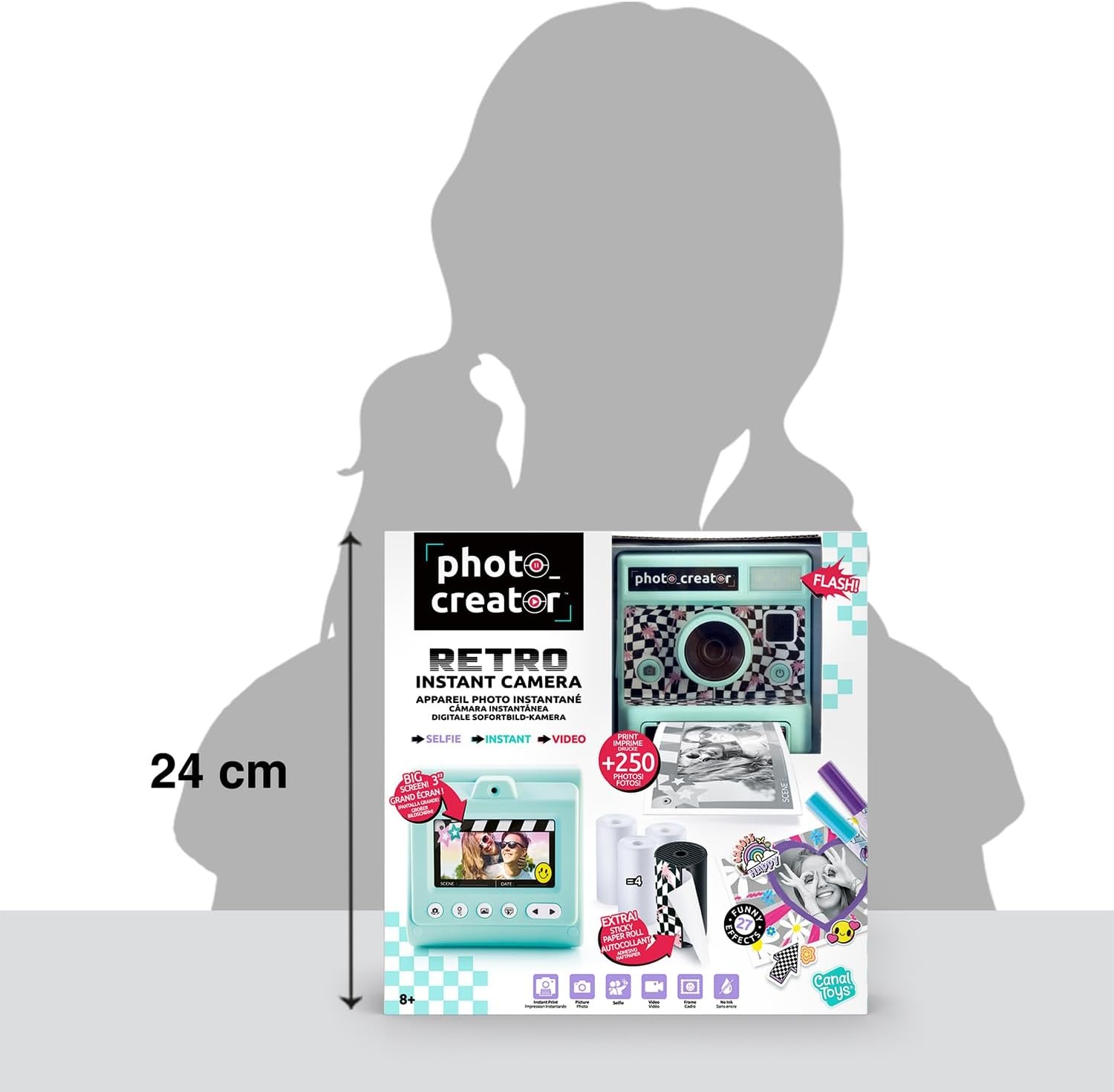 Canal Toys Photo Creator Instant Camera - Zwart