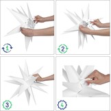 3D Kerstster met Timer | Batterij | 75% Korting | Buiten & Binnen