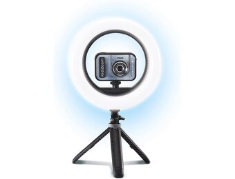 Digitale Kinder Videocamera met HD, Ringlicht & Green Screen - 34% Korting!